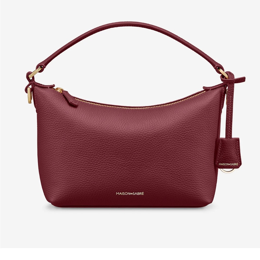 BRAND NEW Small Soft Hobo Maison de Sabre Bag with 2 Charms! - Picture 2 of 13